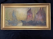 Marine tableau ancien. Cannes