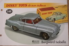 DINKY TOYS DE MON ENFANCE ATLAS  FASCICULE SEUL  BORGWARD ISABELLA