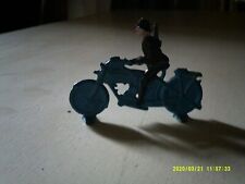 RARE MOTO MILITAIRE en PLOMB  jouet ancien 1900