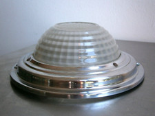 Applique ronde Metal chromé