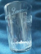 Grand Verre Gobelet en Cristal  Gravé Souvenir de BACCARAT.