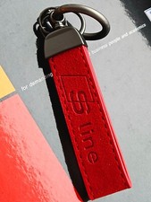 Porte clé S line A5 A3 A2 A1 A4 Mélange de cuir Alcantara