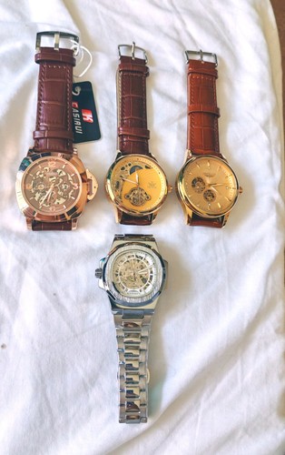 Lot montres automatiques - de, 4