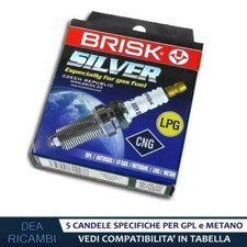 5 Bougies LPG Méthane BRISK