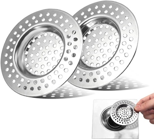 Pcs grille évier inox - 2, tamis