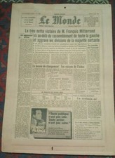 FLAN du Journal "Le Monde" du