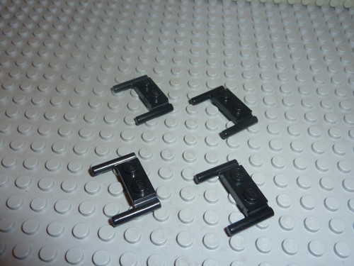 Lego black plate ref - 4, x