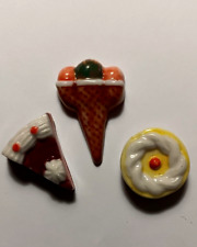 LOT 3 fèves assortiment GATEAUX  GLACE