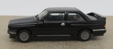 MICRO HERPA HO 1/87 BMW M3 E30 NOIRE #3061 NO BOX avec décorations
