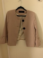 zara blazer pink