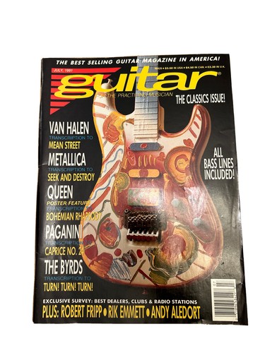 Juillet 1991 guitare van halen - juillet,