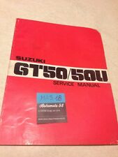 Suzuki GT50U GT50 U GT 50 manuel revue technique atelier éd. 77 anglais workshop