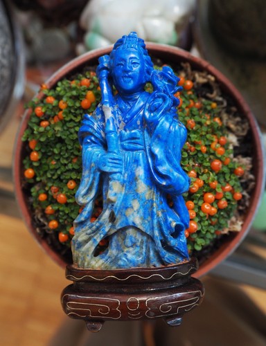 Statuette chinois ancien lapis - ancien,