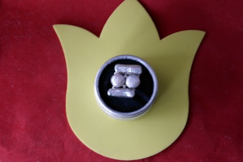 Beau bague argent - 9.25, avec