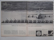 4/1964 PUB LOCKHEED C-141 USAF AIRLIFTER MATS MILITARY AIR TRANSPORT JEEP AD
