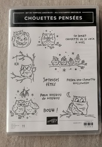 Stampin tampons chouettes - up,