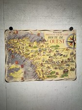 Rare affiche ancienne Route De