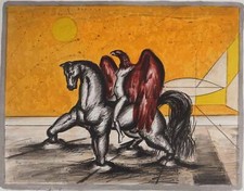 Franz PRIKING : Icare sous le soleil, Lithographie originale signée