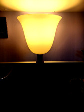 Lampe vintage type Mazda bois