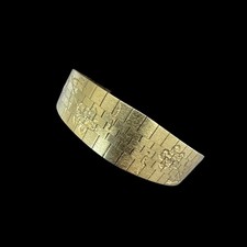 Bracelet plaqué or vers 1950