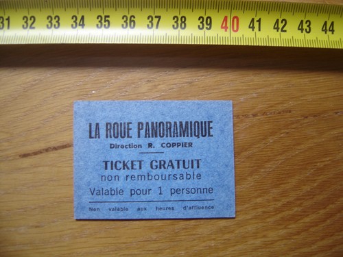Jeton carton billet - carton,