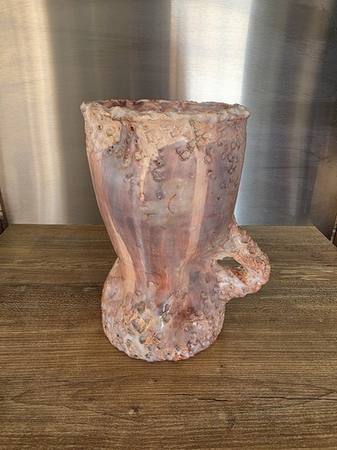 Vase sculptural brutaliste - , fat