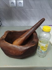 Mortier et pilon -olivier massif- grand modèle