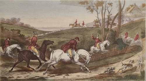 Estampe ancienne chasse - estampe,