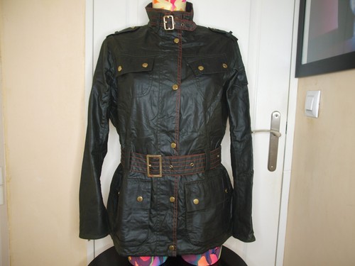 Veste barbour motarde - en, coton