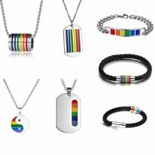 2PCS Stainless Steel LGBT
