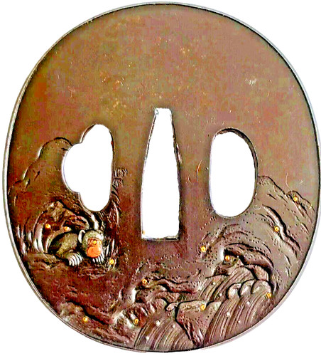 Tsuba japon antique edo fer - japon, en