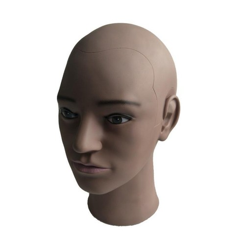 Tête mannequin chauve - de,