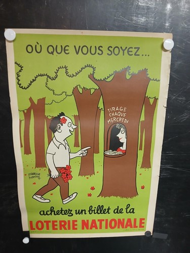 Affiche loterie nationale - affiche,