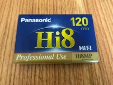 Panasonic 8mm Digital8 Hi8 Blank Tape 120 min, New Sealed Cassette