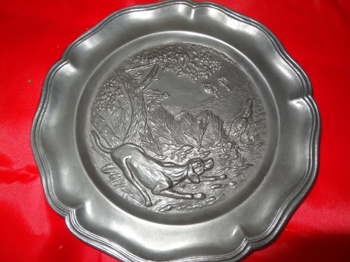 Ancienne assiette murale - ancienne,