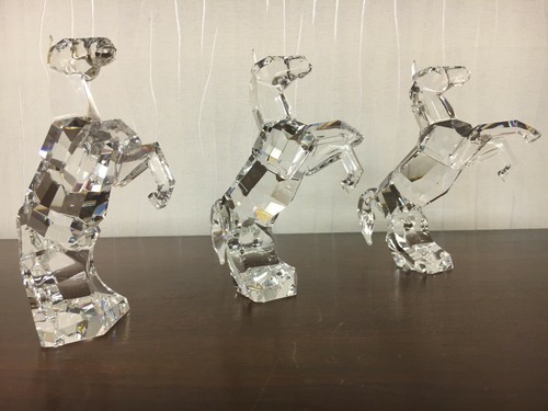 Cheval cabré cristal de - 1,