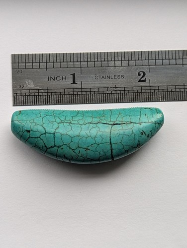 Genuine turquoise focal bead - genuine,