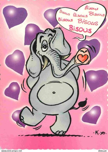 Carte postale animaux - carte,