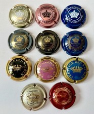 Lot Série 11 Capsules De Champagne Ordre Alpha Lettre P * PRESTIGE DES SACRES *