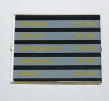 Lego Glass for Window Horaire Train 1x4x3 ref 3855pb006 set 4554 4558 Metroliner