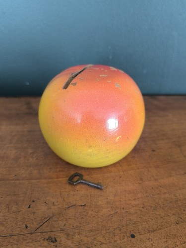 Tirelire vintage pomme - tirelire,