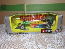 A371 Burago 6102 Italie Benetton Ford B189 #19 F1 1989 Nannini 1:24 + Boite