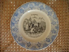 Assiette  Saint Amand Les