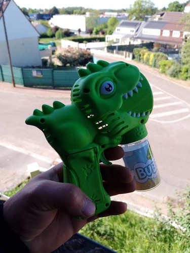 Machine bulles dragon vert - bulles,
