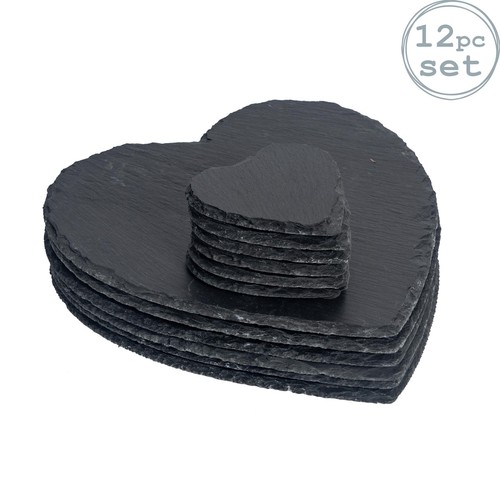 Piece coeur slate napperons - piece,