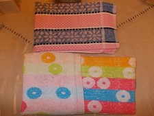 Lot de 2 anciennes serviettes