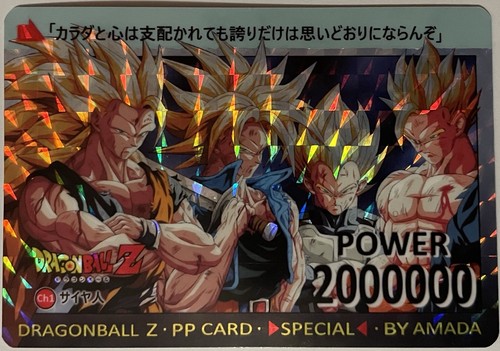 Carte dragon ball carddass - dragon, z