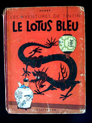 Tintin lotus bleu - tintin,