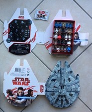 Star wars - Coffret faucon millenium - ensemble complet 25 micropopz - E Leclerc