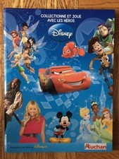 Album + 113 Cartes "Collectionne et joue avec les héros Disney" AUCHAN 